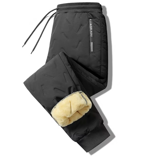 Crine - Pantaloni con fodera in pile di lana