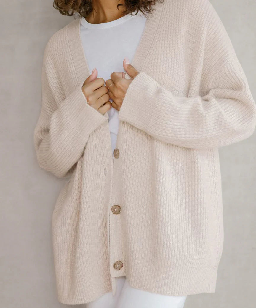 Emelina - Cardigan Cocoon in cashmere