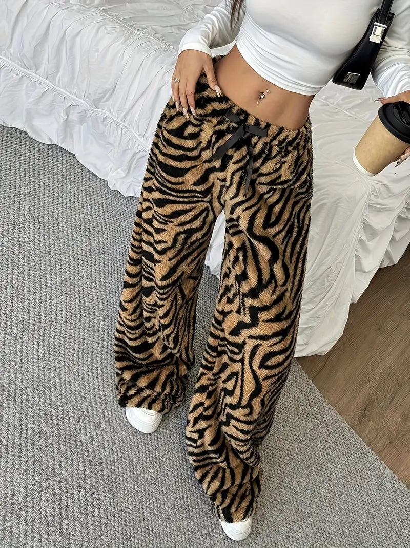 Yeong - Pantaloni in felpa con stampa tigre