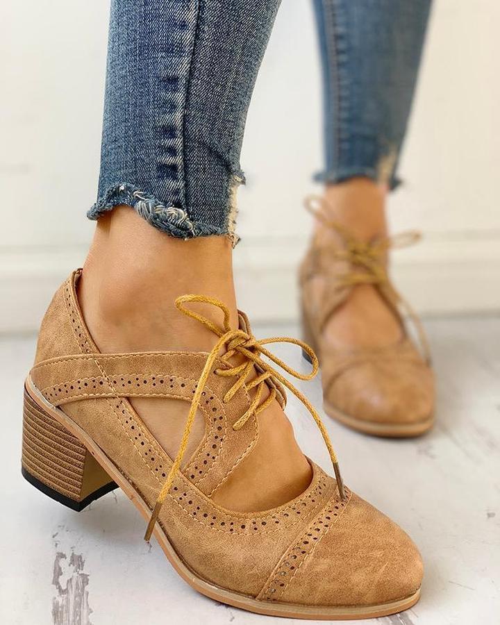 Zanitha – Scarpe con tacco largo in stile vintage